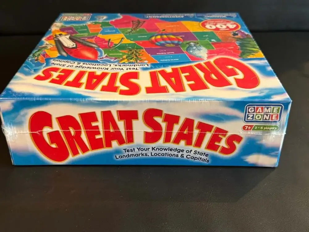 Game Zone Great States Geography Board Game